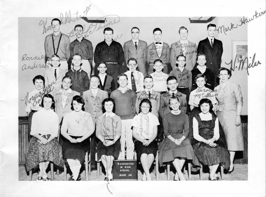 Picture of 1958-59 Washington Junior High Grade 8B
